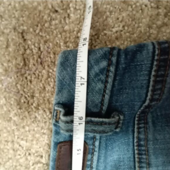 Tommy Hilfiger 14R Full Length Blue Denim Zipper Pockets Women's Jeans - Picture 5 of 11